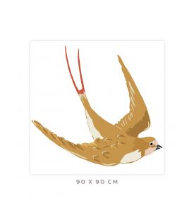 Swallow - Grand sticker 90 x 90cm