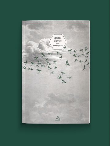 Grand carnet - Swallow Cloud vert