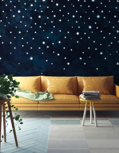Nuit étoilée - Fresque personnalisable