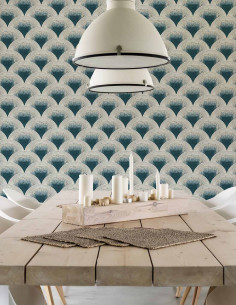 Mosaïc Bleu - Rouleau 53cm...