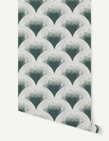 Mosaïc Gris - Rouleau 53cm x 10ml