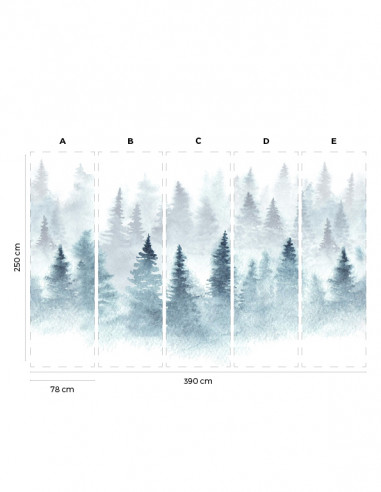 Winter Forest - Wallpanel
