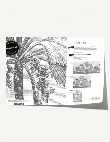 Palm Tree Fresque - Échantillon
