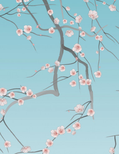 Sakura - Fresque