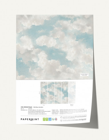 Wallpanel Ciel Romantique - Sample