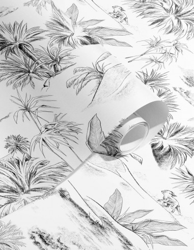 Oasis Toile de Jouy - roll 3m