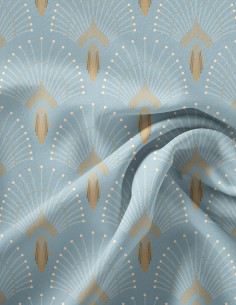 1925 Bleu clair - Tissu...