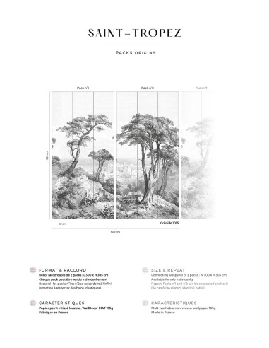 Saint-Tropez Wallpanel Pack - Origins