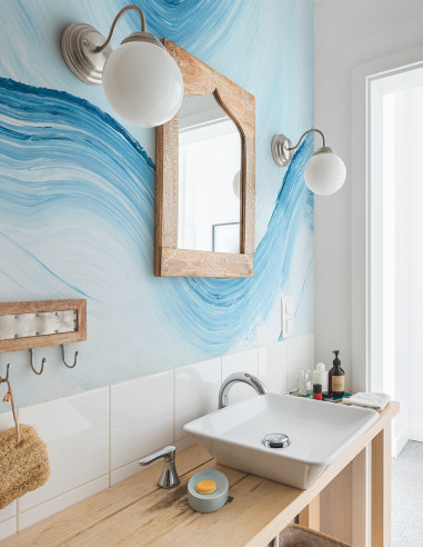 Brush Wave - Fresque personnalisable