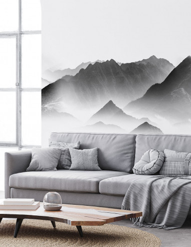 Foggy Mountain - Wallpanel customizable