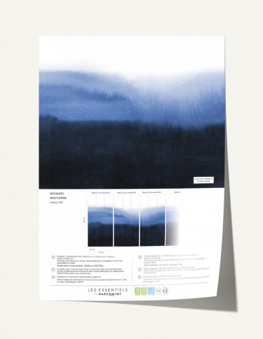 Sfumato Nocturne Wallpanel - Sample