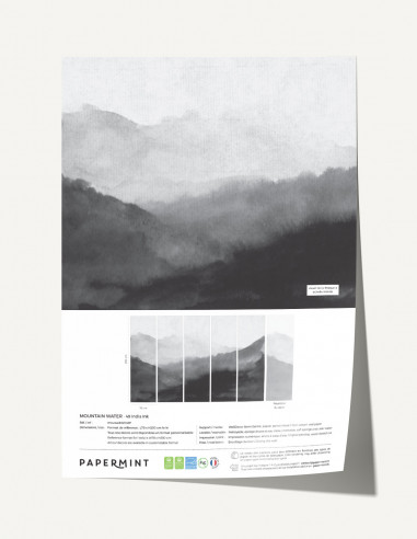 Mountain Water Wallpanel - Sample