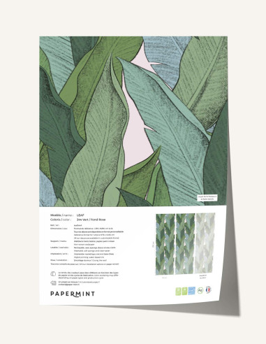 Leaf Wallpanel - Sample