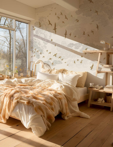 Les Oiseaux - Wallpanel customizable