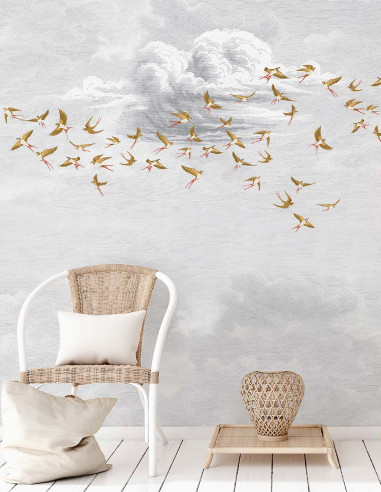 Swallow Cloud - Wallpanel customizable