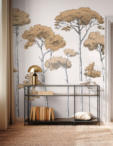 Sous Les Pins - Wallpanel customizable