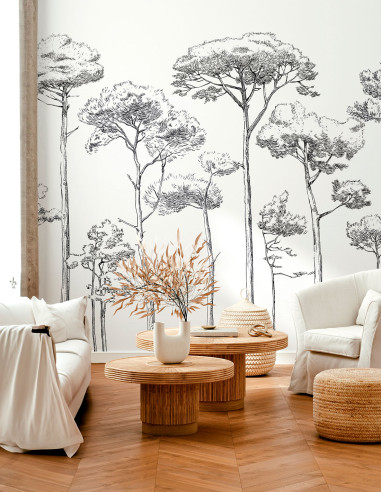 Sous Les Pins - Wallpanel customizable