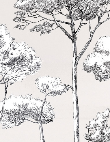 Sous Les Pins - Wallpanel customizable