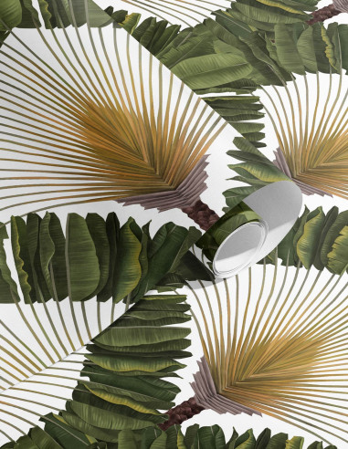Ravinala Vert  - Lé unique, L78 x H300cm