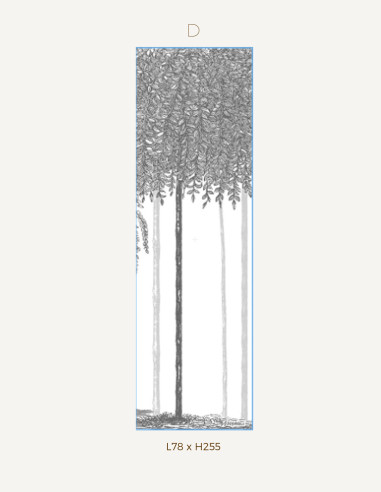 Woods Gris Quartz - Single Strip, W78...