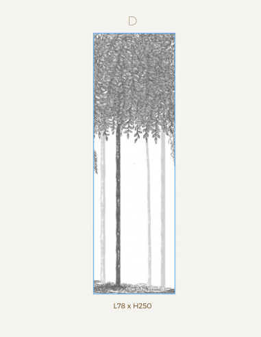 Woods Gris Quartz - Single Strip, W78...