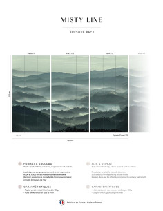 Misty Line - Affresco a parete 2