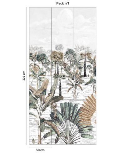 Java - Fresque Pack L150 x H305cm