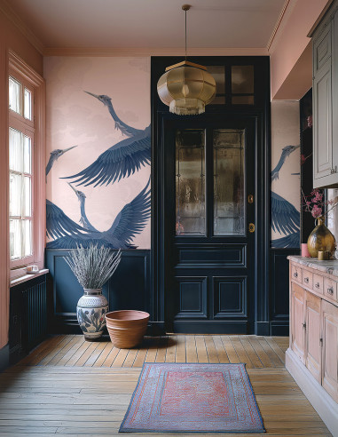 L’envol du héron Wallpanel customizable