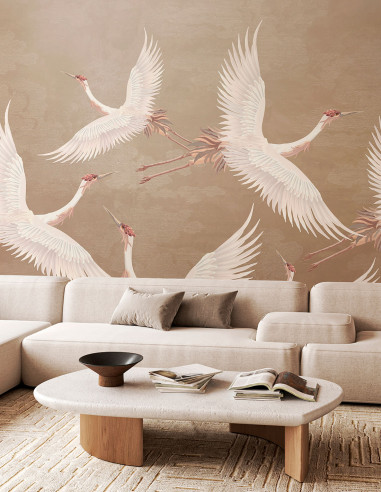 L’envol du héron Wallpanel Pack -...