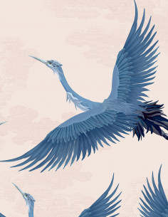 L’envol du héron Wallpanel...