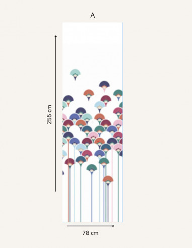 Palm - 1 strip W. 78 x H.255cm