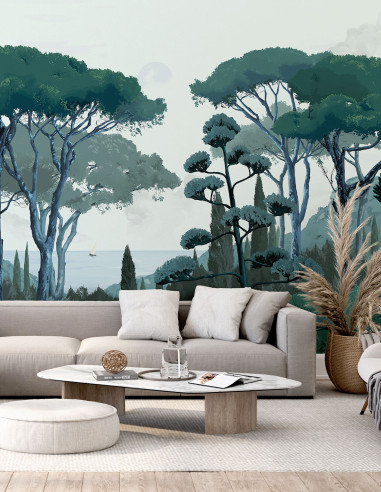 Toscane Vert - Fresque Pack n°3 -...