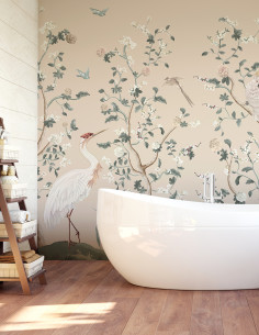 Chinoiserie et le Héron •...