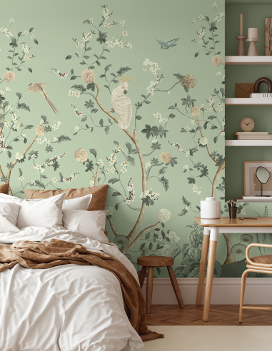 Chinoiserie - Wallpanel customizable