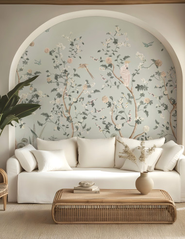 Chinoiserie - Wallpanel customizable