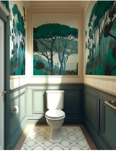 Toscane Affresco a parete •...