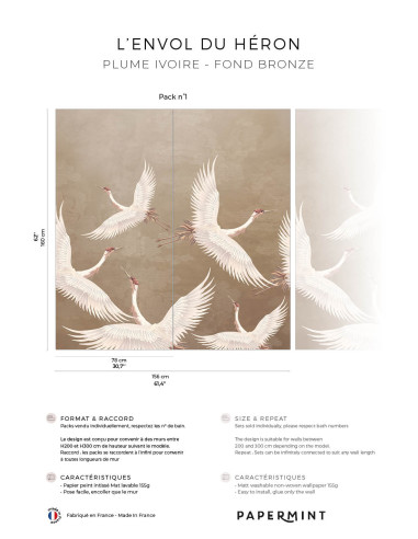 L’envol du héron • Wallpanel Pack •...