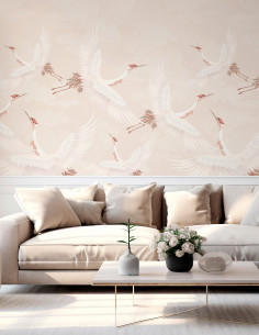 L’envol du héron •...