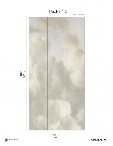 Ciel de Coton - Fresque Pack H305 x...