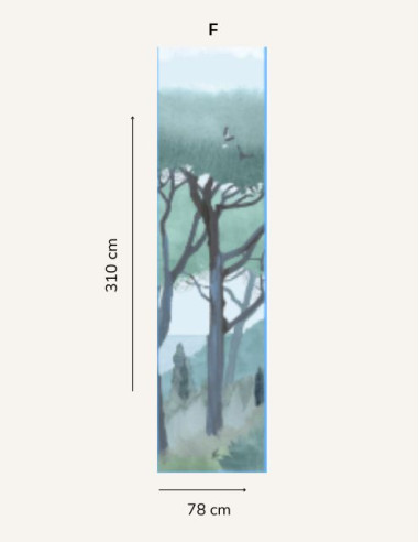Riviera Vert Emeraude - Single Strip,...