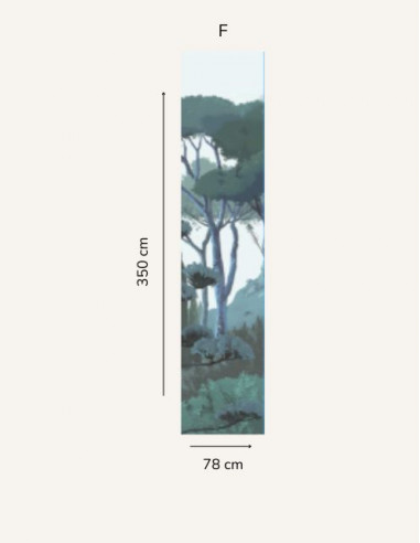 Toscane Vert - Wallpanel 1 Strip (F)...