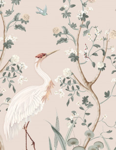 Chinoiserie et le héron •... 2