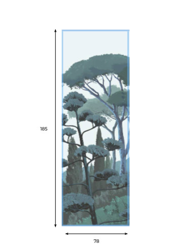 Toscane Vert - Single Strip, W78 x...