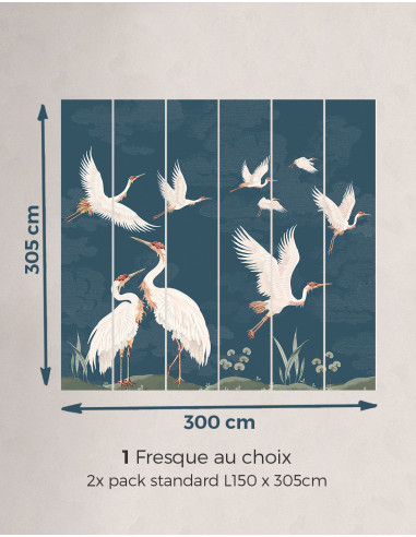 Fresque 2 Packs L150xH305 cm