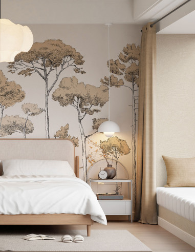 Sous Les Pins - Wallpanel customizable