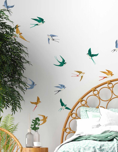 Swallow -  Stickers 20 x 20cm, set of...