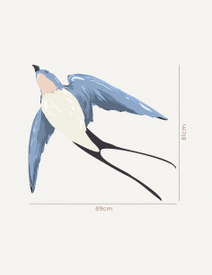 Swallow - Large sticker 2