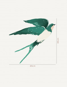 Swallow - Large sticker 2