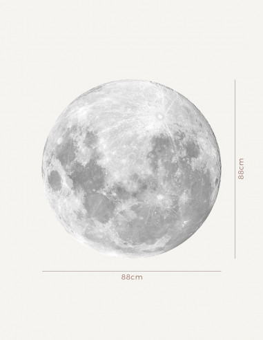 Lune - Grand stickers 90 x 90
