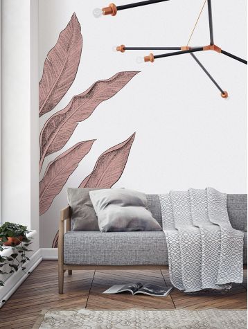 Décor Leaf grand sticker